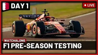 F1 Live: 2024 Bahrain Testing Day 1 Watchalong | Live Timings + Commentary