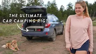DIY Subaru Outback camper build (in 8 Hours)