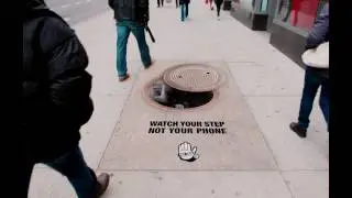 Funny video: Texting while walking accident, a cure for phone addictions