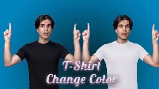 Black to White T Shirt color changing  Photoshop Tutorial