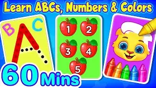 ABC Song, Counting Numbers & Learn Colors For Kids + More Educational Videos For Toddlers