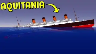 The RMS Aquitania is SINKING ◉ Sinking Simulator