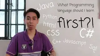 How to choose your first programming language? | BSIT student 