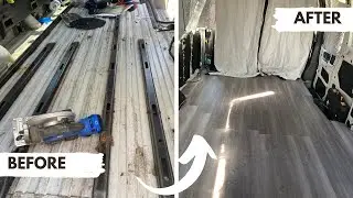 DIY Conversion Van: (Campervan Flooring)