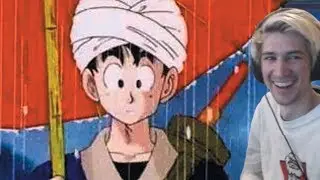 xQc reacts to Dragon Ball Z - Teen Goku First Appearance (with chat)