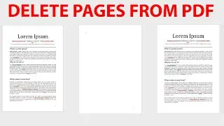 How to remove pdf page [ONLINE WAY, NO INSTALLATION]