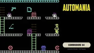 AUTOMANIA gameplay - we play a classic game on the Commodore 64 from Mikro-Gen with commentary