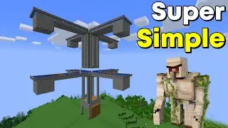 Minecraft Best Automatic Iron Farm For 1.20