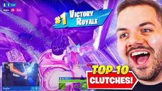 top TEN fortnite competitive CLUTCHES (part 4)