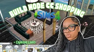 Sims 4 CC BUILD MODE SHOPPING + CREATORS LINKED