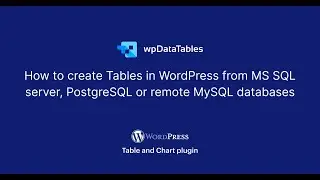 Connecting your wpDataTables to Multiple Database Sources