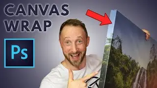 How To Mirror Wrap a CANVAS in Photoshop and Optimise for Print