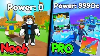 F2P 🤓 NOOB to OC POWER 😎 | ROBLOX NOOB SLAYER SIMULATOR