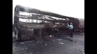 Tanker-bus crash inferno kills 36 in China