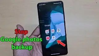 How to stop google photos backup on android