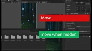 Ghosts move and hide in unity 2D