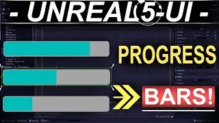 Unreal-5 Menu UI:  PROGRESS BARS Explained (60 SECONDS!!)