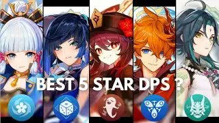 Who is BEST C0 5 STAR ? 5 F2P DPS Showcase [ Genshin Impact ]