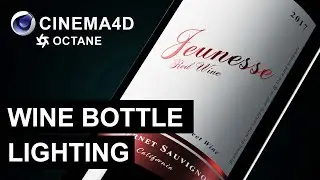 Wine Bottle Lighting | C4D Tutorial & Octane Render