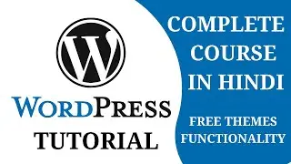 WordPress Tutorial in Hindi | WordPress Tutorial For Beginners | #wordpresstutorial #tutorials