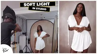 STUDIO PHOTOGRAPHY BASICS | Create SOFT LIGHT in 3 WAYS. Behind the scenes