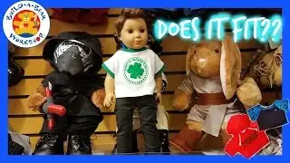 Build A Bear clothes shopping For American Girl  Boy Doll Logan Everett 2017
