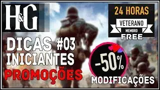 HEROES & GENERALS DICAS PARA INICIANTES 2018 #03 - VETERANO DE GRAÇA E 50% DE DESCONTOS