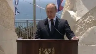 On rare Israel trip, Putin talks Syria, Iran