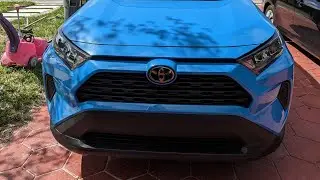 Toyota RAV 4 (2019-2023) How to manually unlock stuck gas door in an emergency with a tooth tool