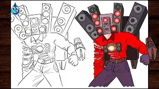 HOW TO DRAW TITAN SPEAKERMAN FROM 