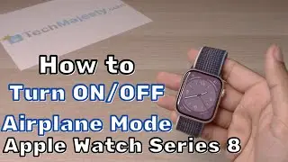 How To Turn ON/OFF Airplane Mode On Apple Watch Series 8 (Enable/Disable)