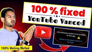 YouTube vanced not working | how to fix YouTube vanced not working | Only Tech