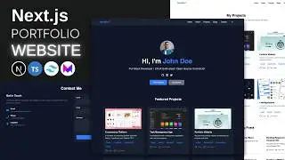 Make Portfolio Website Using Next.js 15, TypeScript, Tailwind CSS and Framer Motion