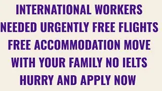 Foreign workers needed in Iceland visa sponsorship jobs 2024 / Free flight | Accommodation | Feeding