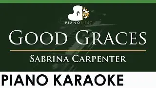 Sabrina Carpenter - Good Graces - LOWER Key (Piano Karaoke Instrumental)