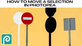 How to Move Just a Selection in Photopea (Cut Out & Move Objects)