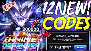 💥NEW!⚔️REDEEM💥 ROBLOX ANIME DEFENDERS CODES 2024 | ANIME DEFENDERS CODES | ANIME DEFENDERS CODE