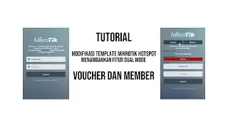 Tutorial Edit Template Baru MikroTik Dual Mode