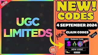 ☑️UPD!☑️CODES⚠️UGC LIMITED CODES AUGUST 2024 - UGC LIMITED ROBLOX CODES