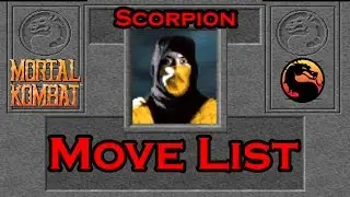 Mortal Kombat 1 (1992) - Scorpion Move List