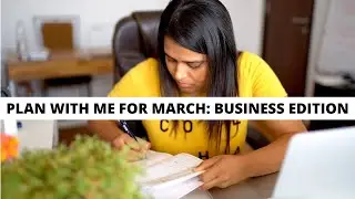 Plan With Me For March: Business Edition (Vlog) | How I Plan The Month For My Business!