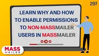 How to Enable Permissions for Non-MassMailer Users || Email Software Tutorial 2021