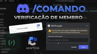 Comando de verificação captcha - Bot de Discord V14 e Typescript