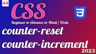 CSS counter | CSS tutorial in Hindi and Urdu