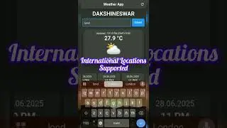 Weather Forecast App | #flutter #materialdesign #coding #api
