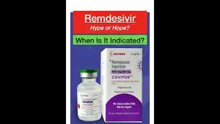 Remdesivir - Indications, Contraindications & Dosage 💉