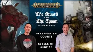 Flesh-Eater Courts v Cities of Sigmar | 4th Edition Age of Sigmar Battle Report #games #aos