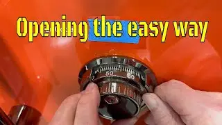 How to dial open a Safe combination lock, the easy way