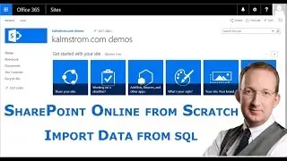 Import data from SQL to SharePoint Online