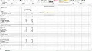 Calculating Quick Ratio in Excel